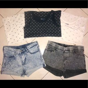 Girls tank top and shorts Bundle